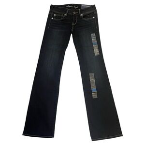 AMERICAN EAGLE jeans denim pants slim boot 2 regular NWT super stretch low rise